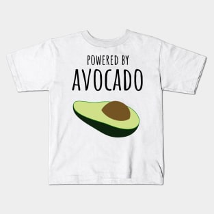 Powered By Avocado Kids T-Shirt